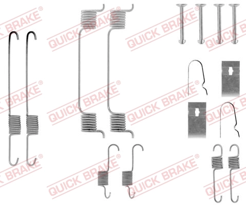 Accessory Kit, brake shoes